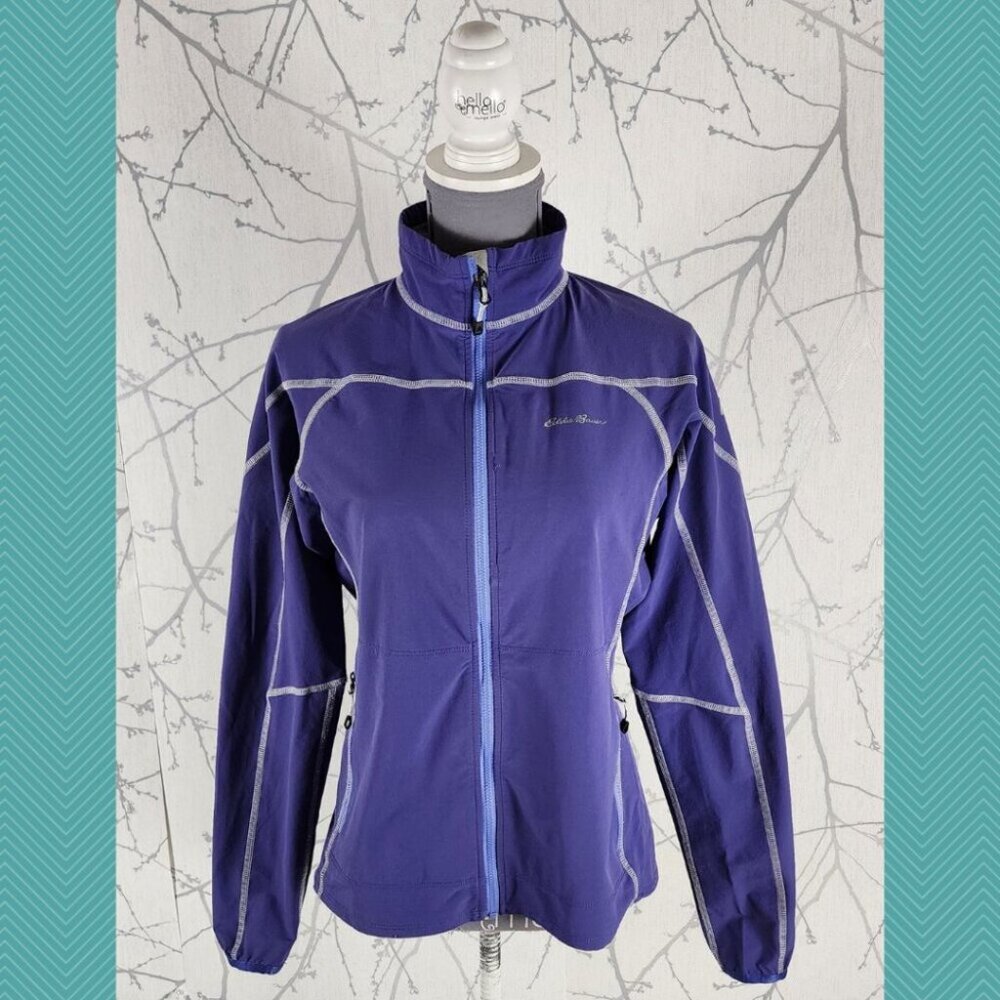 Eddie Bauer First Ascent Purple Full Zip Lightweight Jacket